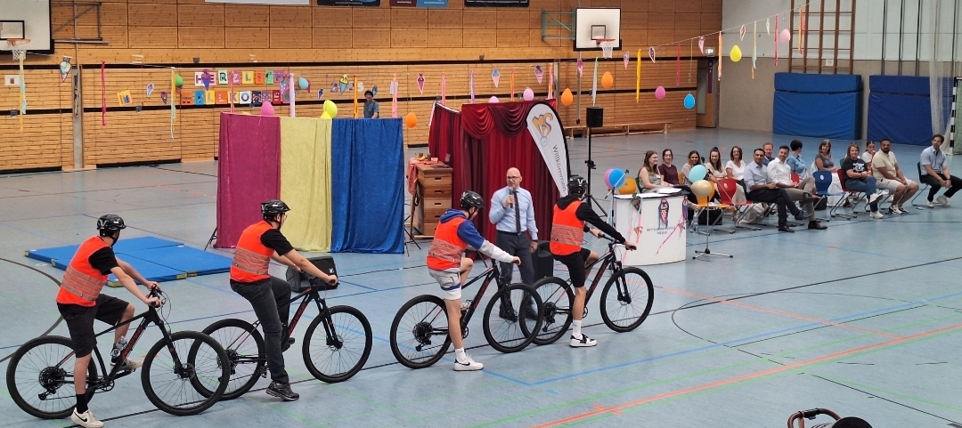 Die AG Mountainbike in Aktion